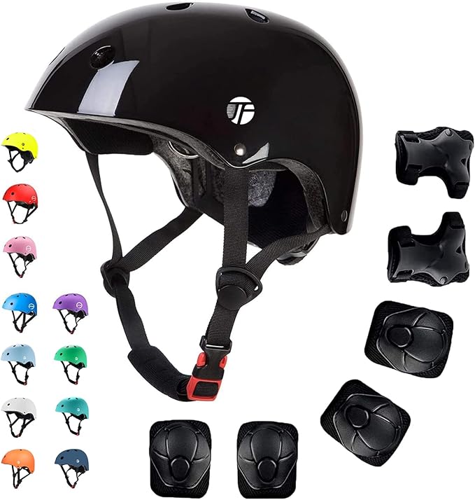 Adjustable Color Gradient Toddler Kids Bike Helmet for 3-5-8-14+Ages Girls Boys.Skateboard Bicycle Toddler Helmet 2-4 Years for Multi-Sports Cycling Scooter Inline Roller Skates Rollerblading