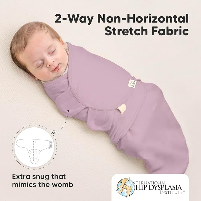 KeaBabies 3-Pack Organic Baby Swaddle Sleep Sacks - Swaddles for Newborns, Infant 0-3 Months, Baby Girls, Boys, Soft & Snug Newborn Sleep Sack, Nursery Swaddling Blankets (Vivacious)