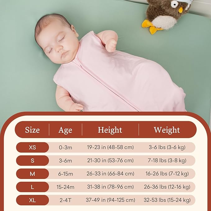 1.0 TOG Baby Sleep Sack 0–24 Months Soft Wearable Blanket