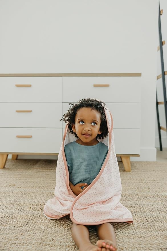 Copper Pearl Hooded Bath Towels Premium Knit/Terry Cloth Baby Towels with Hood, Pockets, and Cool Designs - Great to Gift and Make Bath Time Fun - Baby Bath Towel, Dottie
