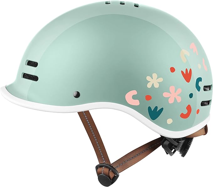 Retrospec Remi Kids Bike Helmet with Built-in Sun Visor - Adjustable Youth Safety Gear for Cycling, Skating & Scooters - 11 Air Vents, Washable Padding & Reflective Straps