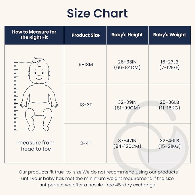 kaiya baby Unisex Toddler Sleep Sack with Feet 1.0 Tog Split Legs Sleep Sack 18-36 Months, Sleep Bag Walker, Gifts for Boys & Girls, Shell