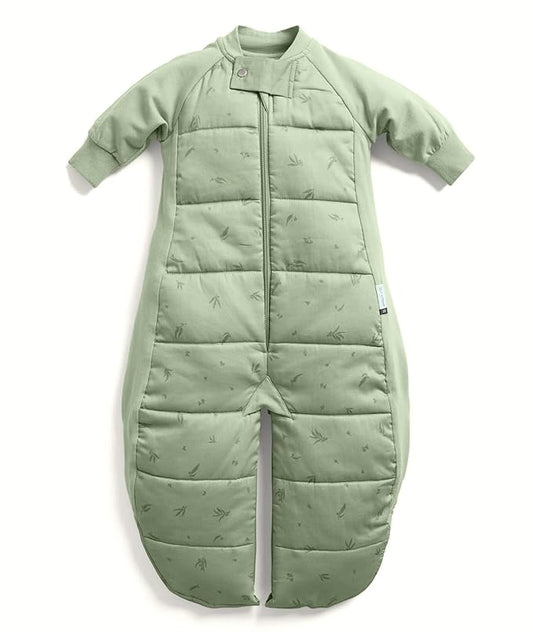 ergoPouch Sleep Suit Bag 2.5 TOG – Baby Sleep Sack & Wearable Blanket, 2-in-1 Convertible Sack to Suit with Legs for Safe Movement, Regulates Temperature Overnight, Unisex (8-24 Months, Willow)