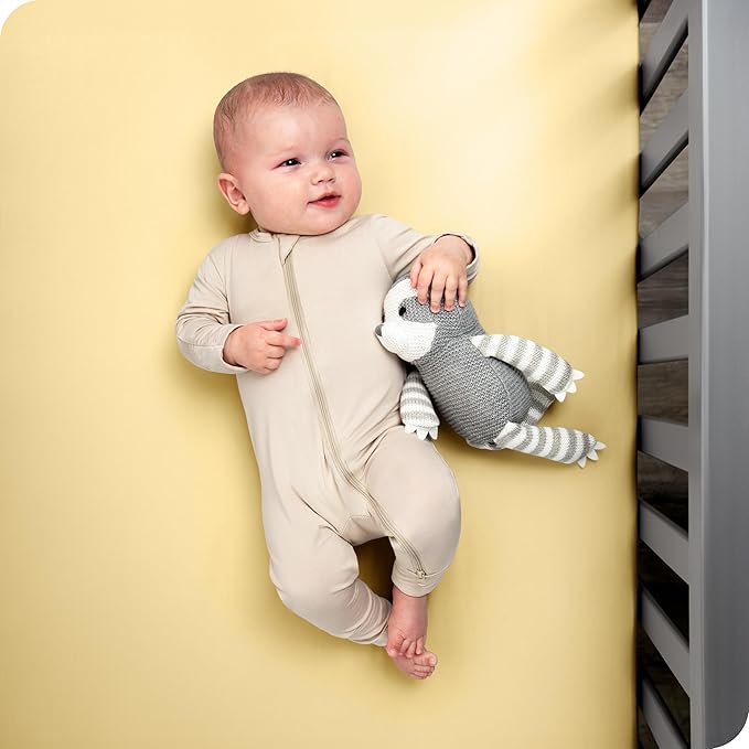 Bare Home 3-Pack Fitted Crib Sheet - Premium 1800 Ultra-Soft Microfiber - Breathable - Baby Sheet - for Boys & Girls - Fits Standard Crib and Toddler Mattresses (Crib, Morning Sun)