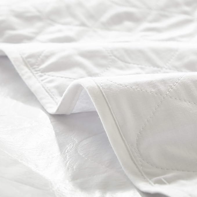 King Size Mattress Protector Cover Waterproof Quilted Fitted Soft Cotton Mattress Cover Pad Washable Mattress Bed Protector with Elastic Band