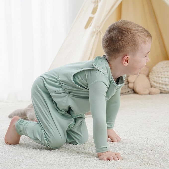 Toddler Sleep Sack with Feet, 0.5 TOG Baby Sleeping Bag with Legs Walker Sleep Sack for Babies 12-24M 2T-3T
