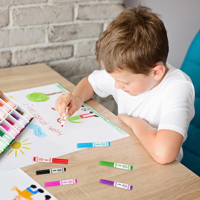 ARLTR Washable Markers Bulk, Bulk Pack of 288 in 16 Vibrant Colors, Broad Line Markers with Conical Tips- Perfect for Kids' Classrooms & Teachers