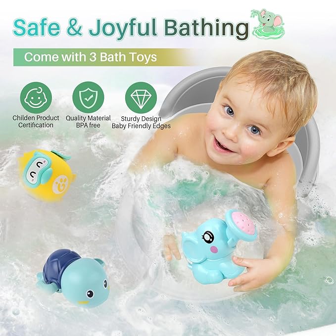 Inaya Baby Bath Seat for Babies 6 Months & Up, Non-Slip, Safe and Comfortable Bathub Chair for Sitting-Up, Ideal Open Design – Essential Bath Time Support (Pink)