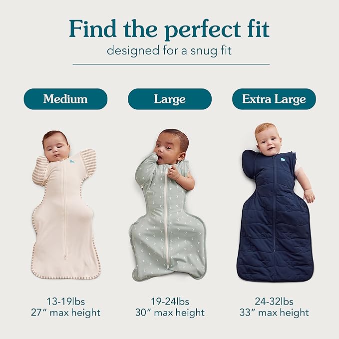 Love to Dream Swaddle Up™ Transition Bag, 1.0 TOG, 19-24 lbs, Stage 2, Zip-Off Wings, Gently Help Baby Transition from Being Swaddled to Arms Free when showing signs of rolling, Powder Pink Twinkle