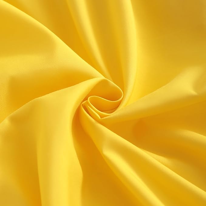 FLXXIE 2 Pack Microfiber Fitted Crib Sheets, Super Soft and Cozy Toddler Fitted Sheets for Standard Crib and Toddler Mattresses, 28x52, Yellow
