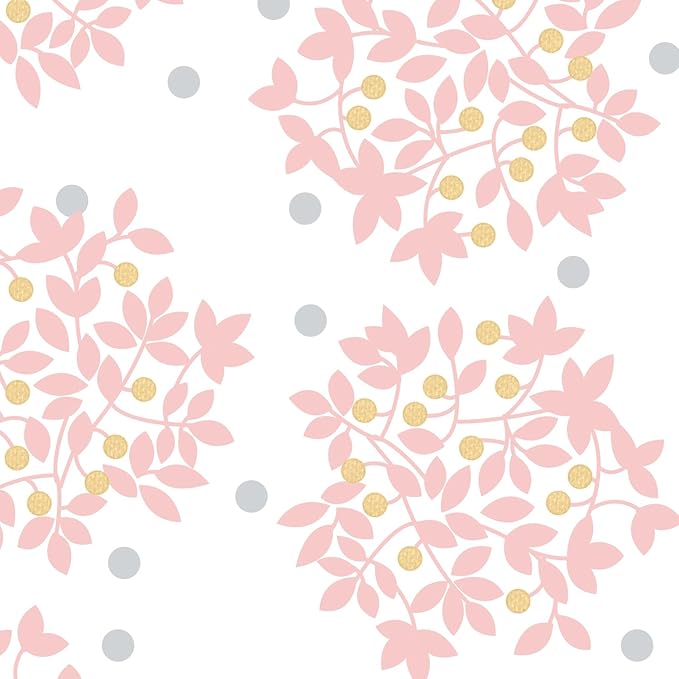 SwaddleDesigns Softest Cotton Muslin Fitted Crib Sheet, Toddler Sheet for Boys & Girls, Fits Standard Crib Mattress (28 x 52 inches), Pink Heavenly Floral