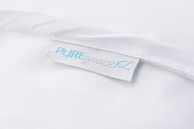 PUREgrace Tencel Toddler Pillowcase – Washable and Soft, Sized for All Toddler Pillows, Breathable and Smooth with Secure Flap Design