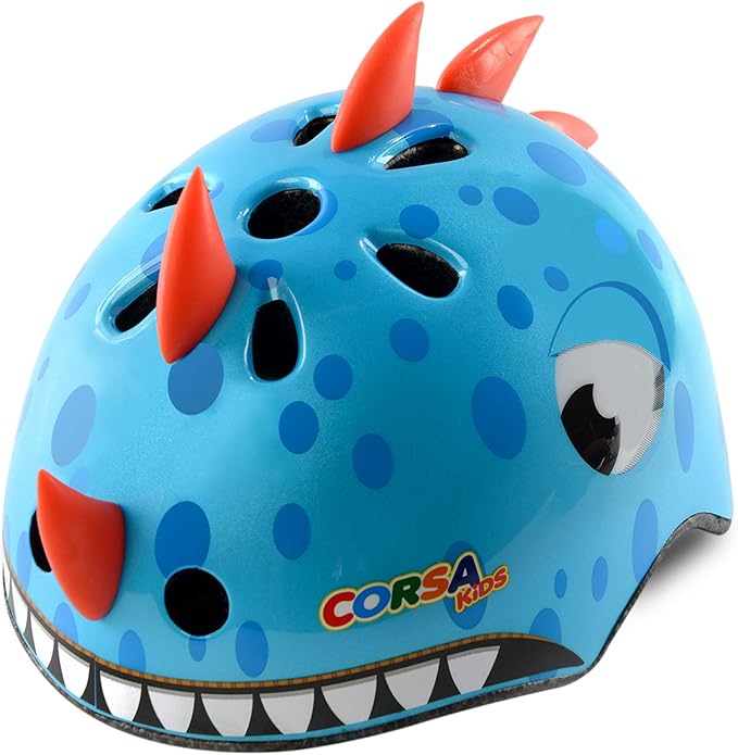 Kids Toddler Bike Helmet, Adjustable and Multi-Sport for Child Boys and Girls, 2 Sizes
