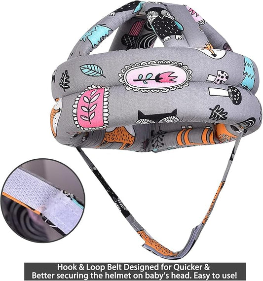 Baby Helmet for Crawling Walking Soft Cushion No Bumps