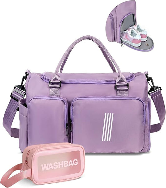 Elilier Teen Girl Gifts Trendy Stuff, Personalized Gifts, Initial Travel Duffel Bag, Personalized Weekender Bag, Monogram Overnight Bag, Trendy Stuff Gifts for Girls Friend Birthday Gift