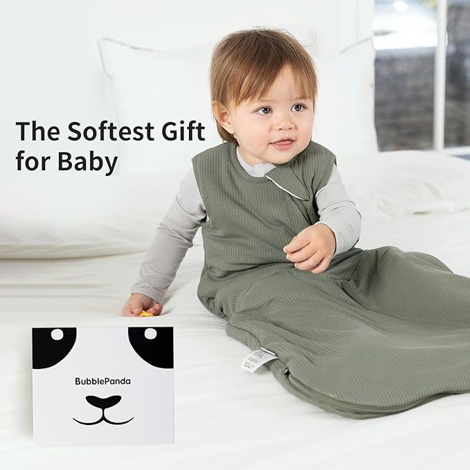 Rayon Made from Bamboo Sleep Sack 2t-3t Supersoft Toddler Sleeping Sack 24-36 Months 1.0 Tog Breathable Baby Wearable Blanket with 2-Way Zipper Unisex Sleeping Bag for Babies