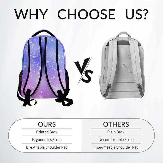 Kids Backpack - Fairy Backpacks for Girls - Cute Bookbag for Kids Toddler - Back to School Gifts - School Bag for Kindergarten/Preschool/Elementary(17 Inch)