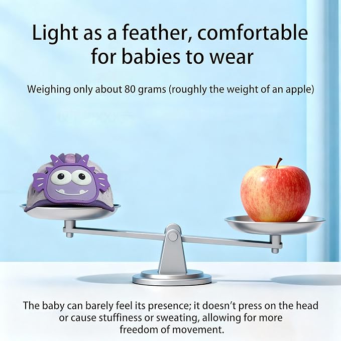 Baby Helmet for Crawing Walking,Soft Infant Safety Helmet,Baby Helmet 1-2 Years for Anti-Fall Head Protector,Adjustable, Breathable