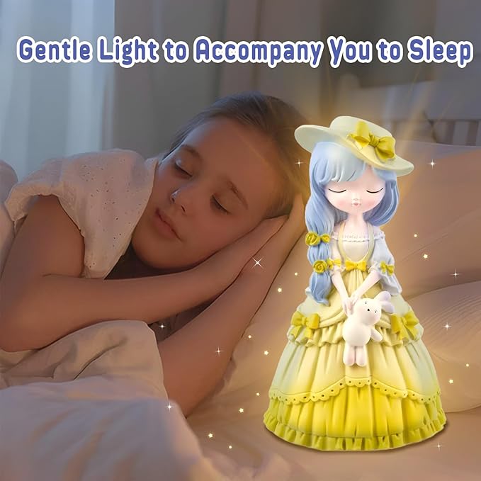 ASIOWELY Paint Your Own Lamp Kits,Arts and Crafts for Girls 8-12,DIY Arts Supplies for Kids Toys Ages 4-6-8,Princess Night Light Painting for Girl 5-10,Birthday Christmas Gifts for 3-12+ Years Old