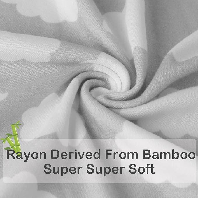 Rayon from Bamboo Sleep Sack Baby Wearable Blanket 0.5 Tog Soft Kids Sleeping Bag Toddler Sleeveless 6-18 Months Infant Newborn Swaddle Blanket 2-Way Zipper Unisex Boys Girls Sleepsack