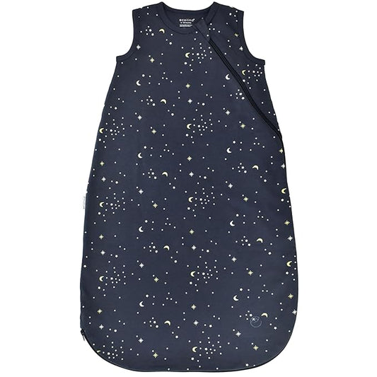 Ecolino Organic Cotton Baby Sleep Sack - 2-Way Zipper Baby Wearable Blanket - Infant Sleeping Bag Sack - 6-18 Months - Milky Way