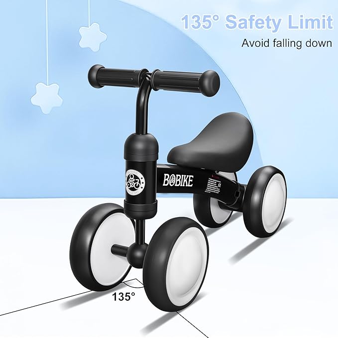 Baby Balance Bike Toys for 12-36 Months Kids Toy Boy and Girls Gifts Toddler Best First Birthday Gift Children Walker No Pedal Infant 4 Wheels Bicycle