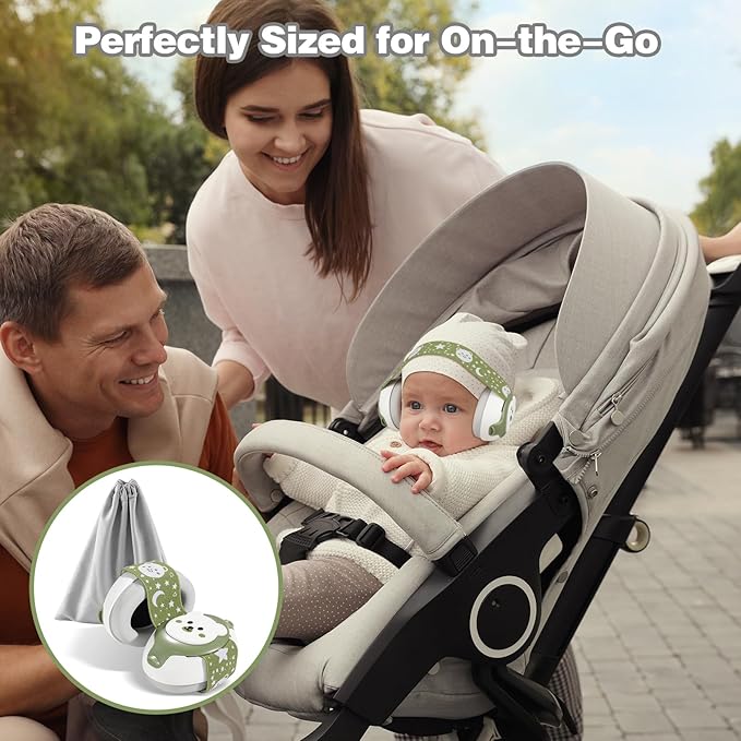 Infant Earmuffs,Baby Headphones Noise Cancelling Infant Ear Protection with Carrying Bag,25dB Baby Travel Essentials for Sleep/Plane/Noisy Event