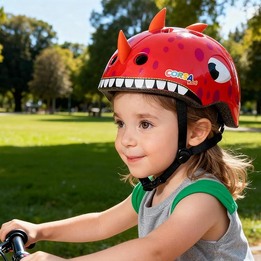 Toddler Kids Bike Helmet, Adjustable and Multi-Sport, 3 Sizes for Ages 1-2-3-5-8-14 Years Child Infant Boys Girls