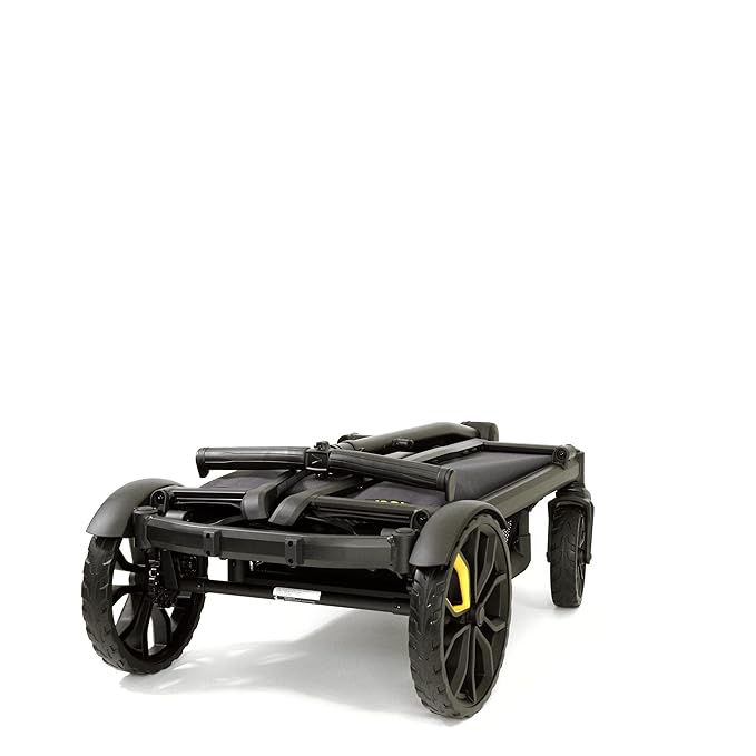 Veer All-Terrain Cruiser | Premium Off-Road Wagon Stroller for Babies, Toddlers, and Kids | Push/Pull/Push-Along Steering for Uneven Terrain | JPMA Certified | Lightweight and Collapsible | 2 Seats