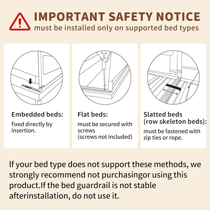 Bed Rail for Toddlers,1-Piece Height Adjustable Bed Guard Rail for Toddlers, Kids Safety Guard Rails for Twin Full Queen King Size (Gray, 1 Piece Side:54")
