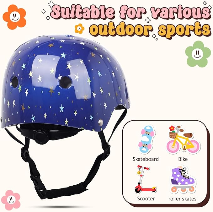 Toddler Kids Bike Helmet,Adjustable for Child Boys Girls,Multi-Sport & Ventilation for Bicycle Scooter Skateboard Skate