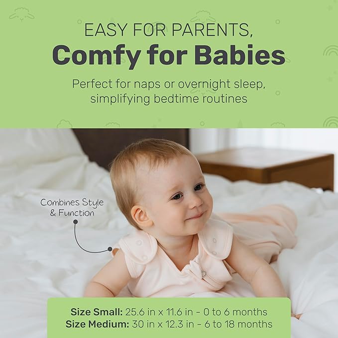 Cozy Cotton Baby Sleep Sack, Ultra-Soft Premium Warm Baby Sleep Sack for Restful Nights, Adorable Patterns