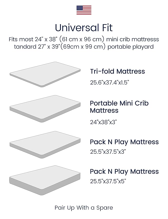 TotAha Premium Stretchy Pack N Play Playard Sheets | Mini Crib Sheets (2-Pack) -Hypoallergenic, Silky Comfort, Buttery Soft, Calming Effect, All-Season Jersey-Knit Sheets 38 X 24 Halloween Pumpkin