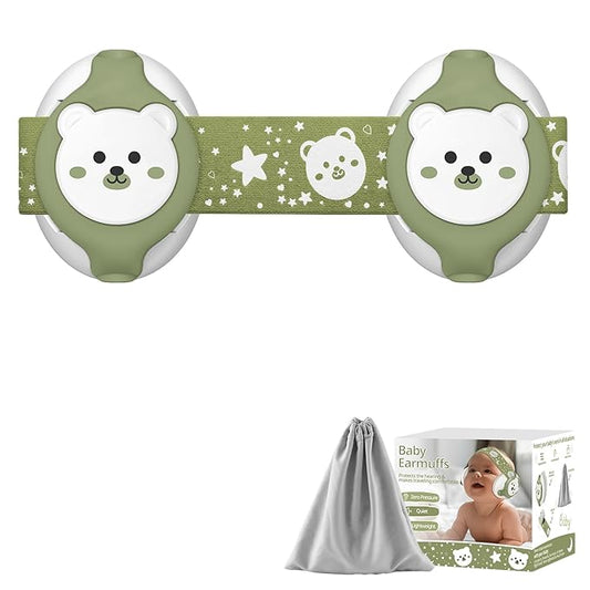 Infant Earmuffs,Baby Headphones Noise Cancelling Infant Ear Protection with Carrying Bag,25dB Baby Travel Essentials for Sleep/Plane/Noisy Event