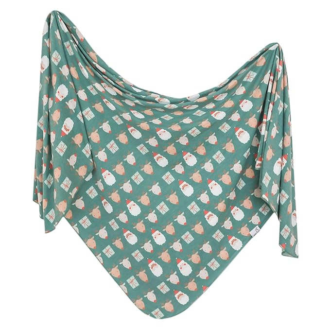 Copper Pearl Baby Swaddle Blanket - Premium Knit Baby Blanket, Large Soft Stretchy Receiving Blankets for Baby Boy and Girl, Swaddles for Newborn, Infant, and Toddler (Prancer)