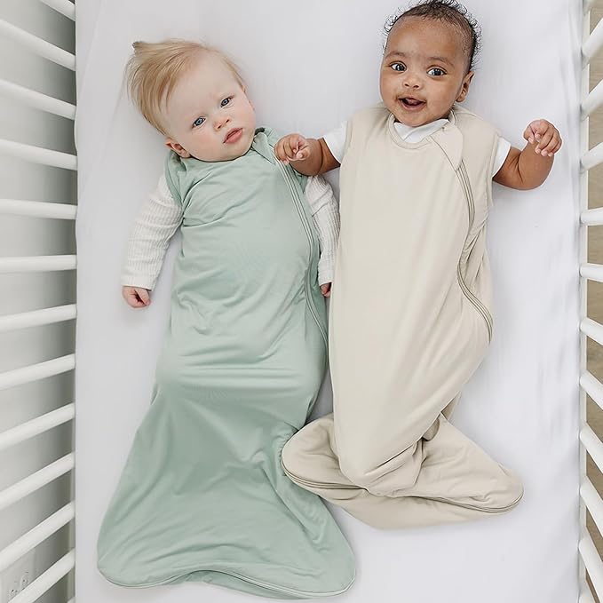 Sleep Sack 0.5 Tog - Rayon made from Bamboo Baby Sleeping Bag, Wearable Blanket, Unisex