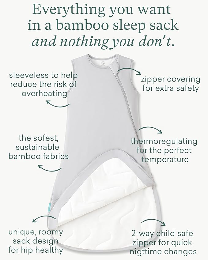 PurComfy Extra-Long Toddler Sleep Sack, Premium Bamboo Viscose Warm Sleeping Bag Supersoft 1.0 TOG Wearable Blanket 3T-4T-5T