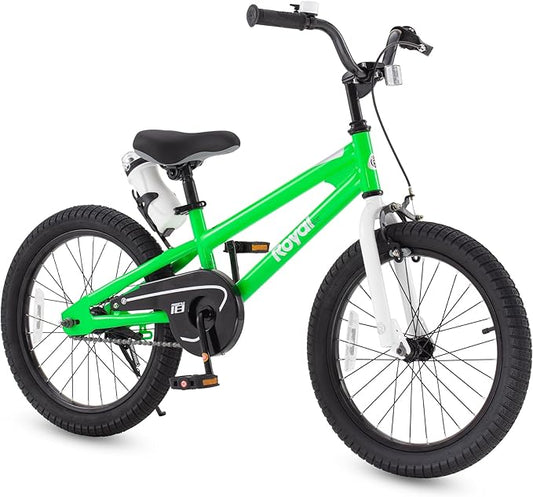 RoyalBaby Kids Bike Freestyle Classic & EZ Balance Pedal Switchable Bicycle, 12 14 16 18 Inch, 3-10 Years Toddler to Big Kids