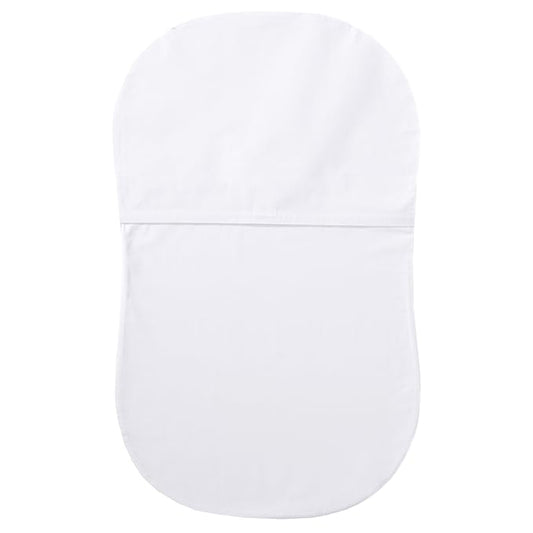 HALO BassiNest Fitted Sheet – 100% Organic Cotton, Soft and Breathable Bassinet Sheet for Babies, 30” x 16” Pre-Shrunk Sheet, White Organic