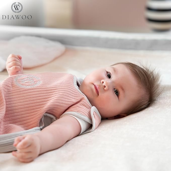 ThermaBloom Baby Sleep Sack (0.5–2.5 Tog)–Bamboo&Org.Cotton–Adjustable Sack (2–36 Months) with 2-Way Zipper&Belt Slot