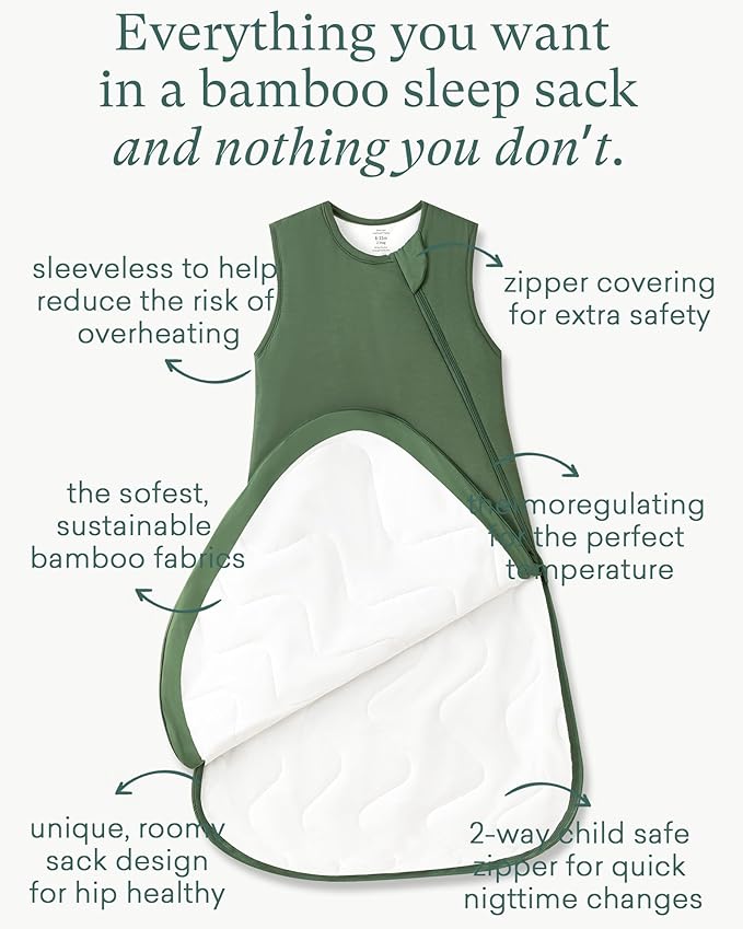 PurComfy Extra-Long Toddler Sleep Sack, Premium Bamboo Viscose Winter Sleeping Bag Supersoft 2.5 TOG Heavy Wearable Blanket 3T-4T-5T