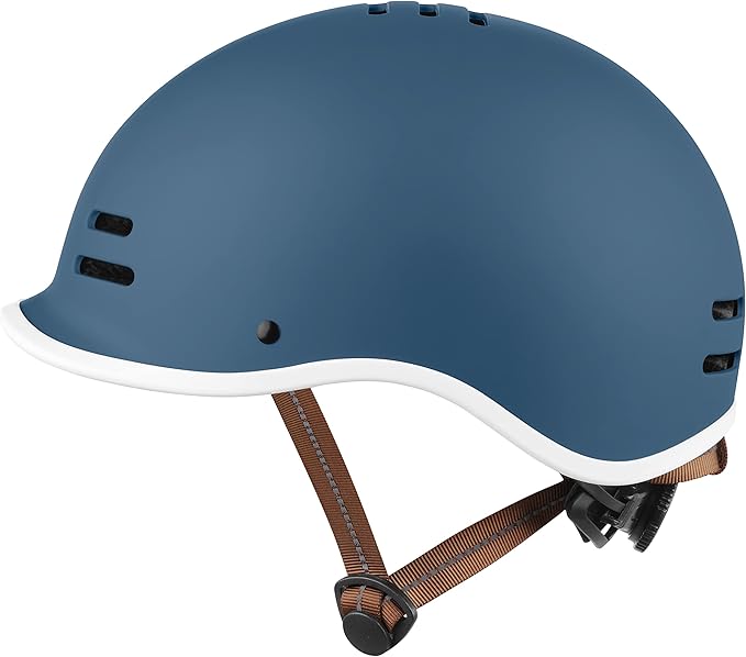 Retrospec Remi Kids Bike Helmet with Built-in Sun Visor - Adjustable Youth Safety Gear for Cycling, Skating & Scooters - 11 Air Vents, Washable Padding & Reflective Straps
