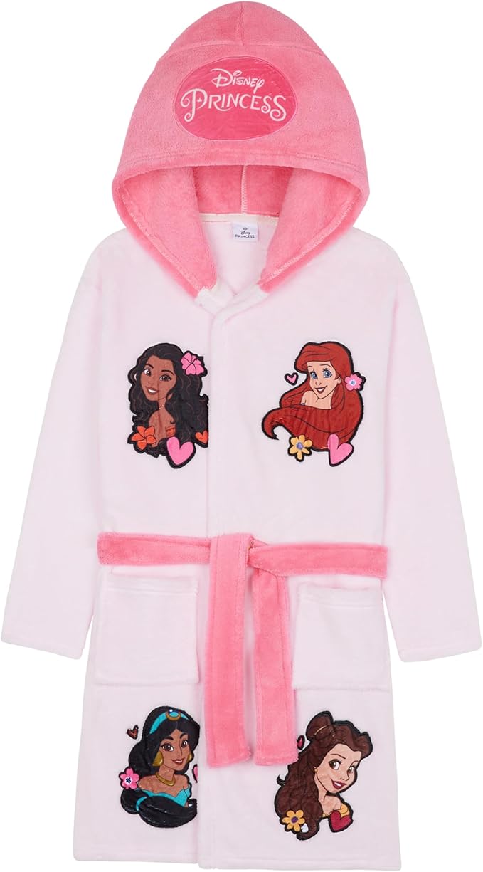 Get Trend Fleece Bathrobe for Girls, Teens, Dressing Gown, Soft Hooded Robe, Cozy Loungewear, Sleepwear Gifts for Girls