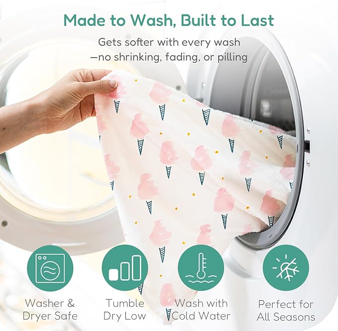 Baby Sleep Sacks Lightweight, Soft & Breathable 0.5 TOG Wearable Blanket with Zipper, 3-Pack 0-3-6-12-24-4T