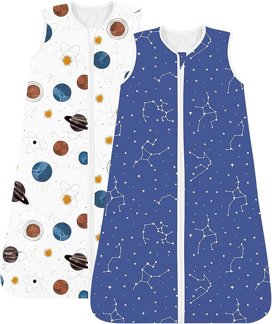 Baby Sleep Sack, 1.0 TOG Cozy Wearable Blanket, Soft Sleeping Bag with Zipper, Toddler Sleep Sack 0-3-6-12-24-3T