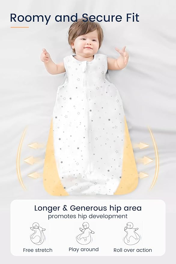 TotAha Toddler Sleep Sack 1.0 TOG for 2T-3T-4T, Premium Winter Extra Large Sleeping Sacks,Quilted Wearable Blanket Baby Sleep Bag with 2-Way Safe Zippers for Girl Boy