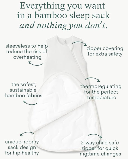 PurComfy Extra-Long Toddler Sleep Sack, Premium Bamboo Viscose Winter Sleeping Bag Supersoft 2.5 TOG Heavy Wearable Blanket 3T-4T-5T