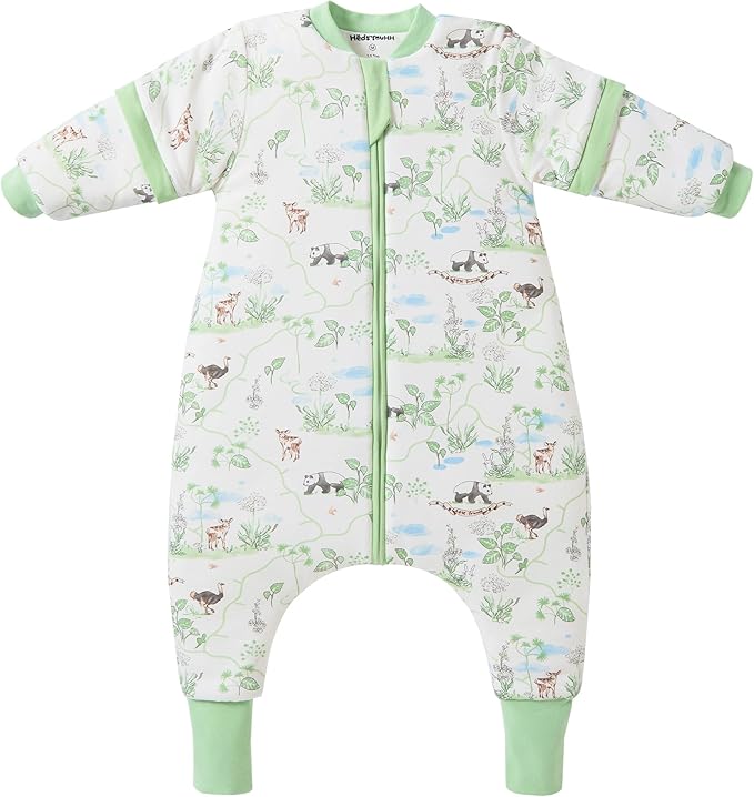 2.5 Tog Winter Sleep Sack with Feet for Baby/Toddler, Sleeping Bag with Legs & Detachable Sleeves
