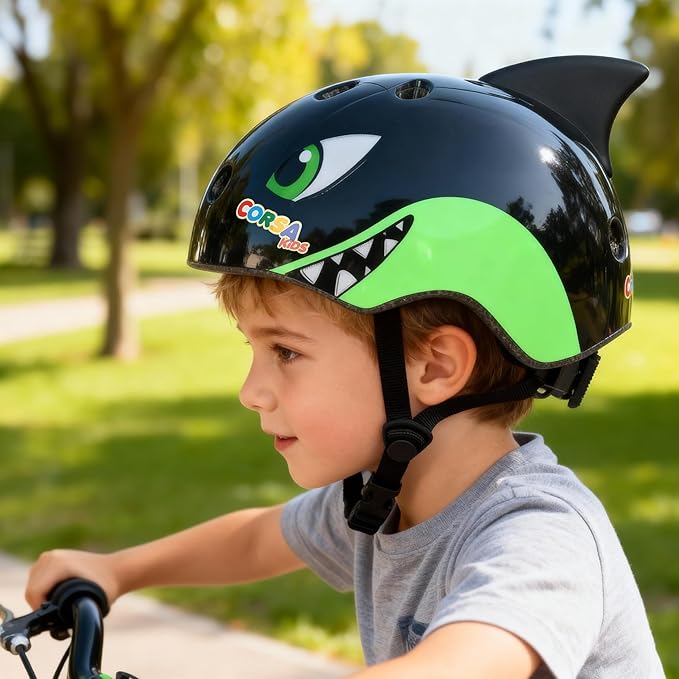 Toddler Kids Bike Helmet, Adjustable and Multi-Sport, 3 Sizes for Ages 1-2-3-5-8-14 Years Child Infant Boys Girls