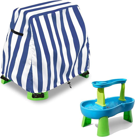 Kids Water Table Cover Fit Rain Showers Splash Pond Water Table,Waterproof Dust Proof Anti-UV Outdoor Toys Cover-Cover only